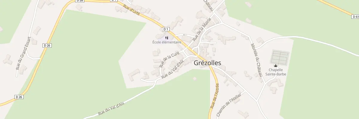 Plan du 44 Rue du Val d’Aix à Grézolles