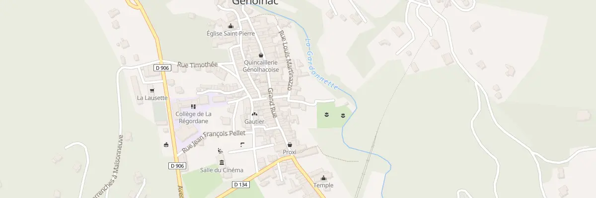 Plan du 4 Rue Louis Martinazzo à Génolhac