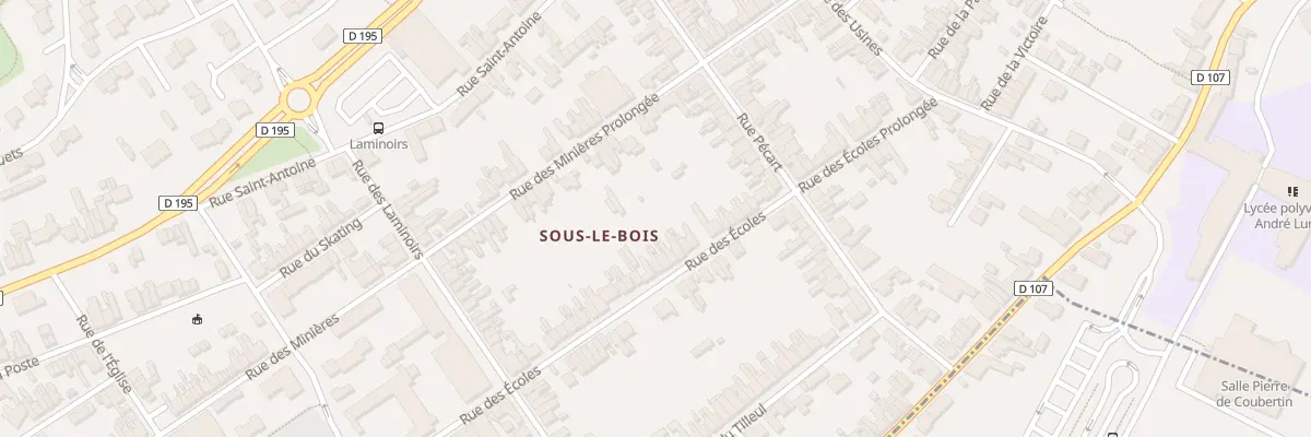 Plan du 73B Rue des Ecoles à Maubeuge