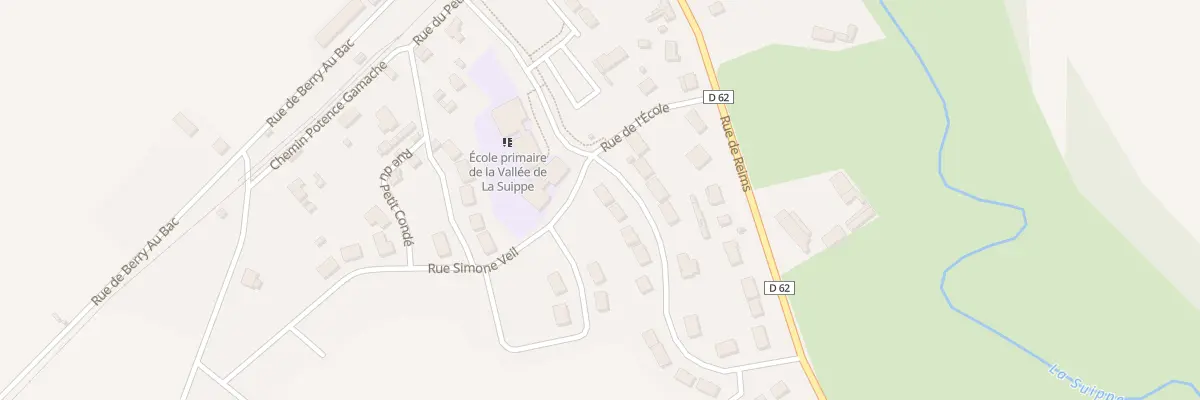 Plan du 2 Rue du Château à Condé-sur-Suippe