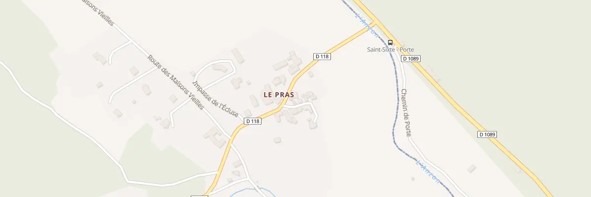 Plan du 5020 Le Pras à Solore-en-Forez