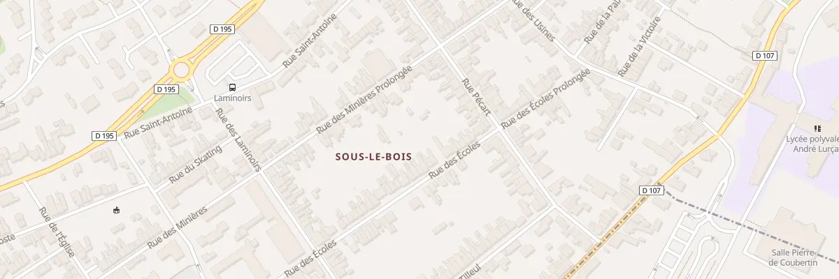 Plan du 75B Rue des Ecoles à Maubeuge