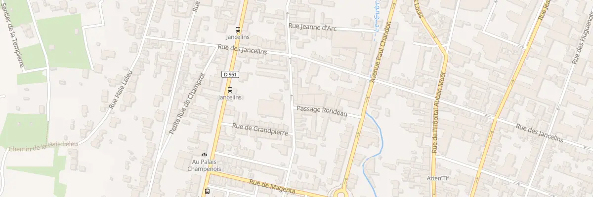 Plan du 27 Rue des Petits Prés à Épernay