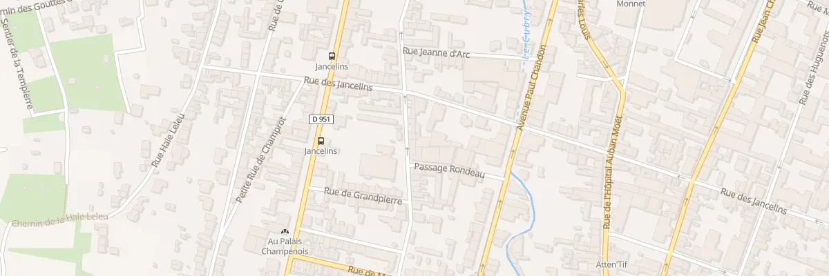 Plan du 25 Rue des Petits Prés à Épernay