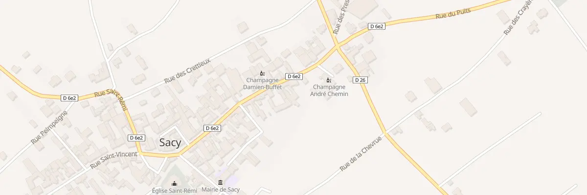 Plan du 9 Rue de Chatillon à Sacy