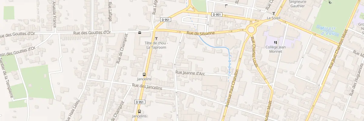 Plan du 9 Rue des Petits Prés à Épernay
