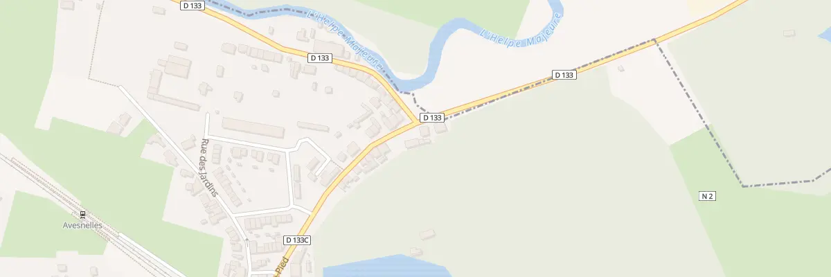 Plan du 40 Rue du Taille-pied à Avesnelles