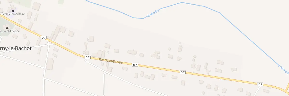 Plan du 26 Rue Saint Etienne à Charny-le-Bachot