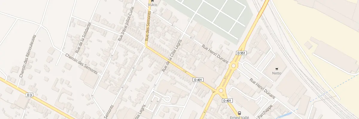 Plan du 10 Rue Thiercelin Parrichault à Épernay