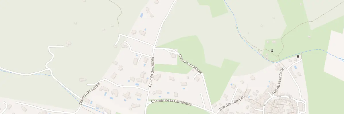 Plan du 5400 Las Cours à Durfort-et-Saint-Martin-de-Sossenac