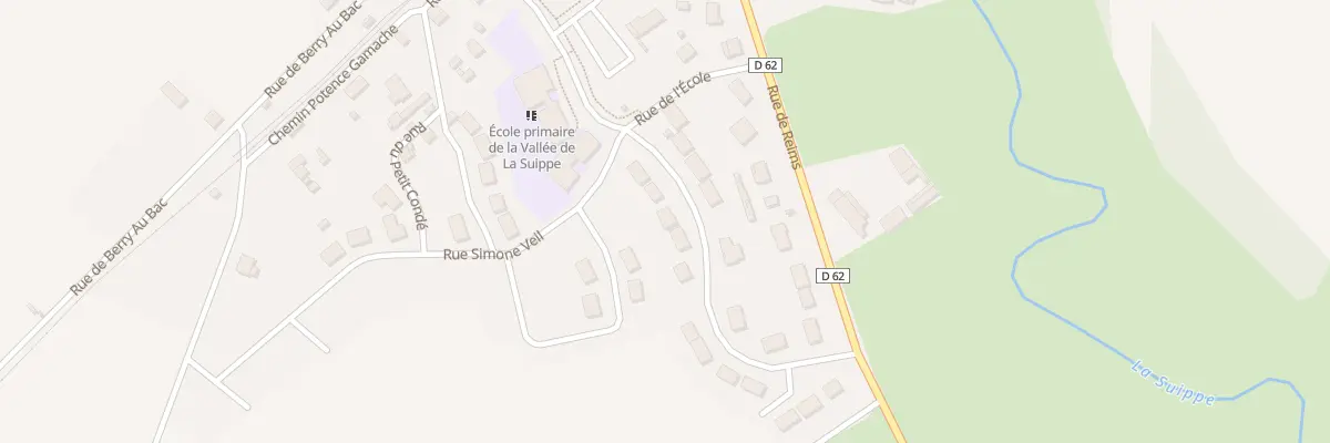 Plan du 6 Rue du Château à Condé-sur-Suippe