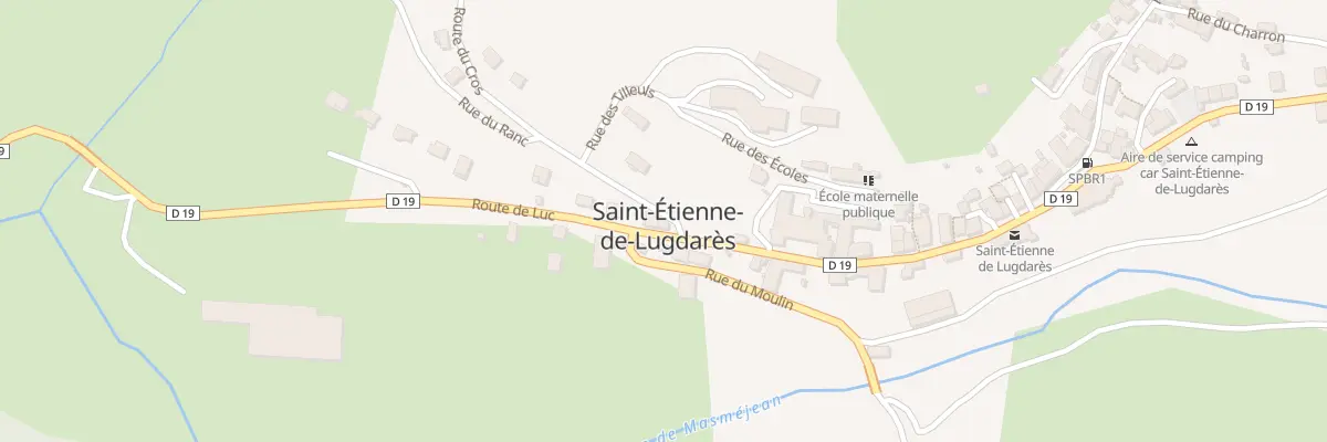 Plan du 5118 Le Village à Saint-Étienne-de-Lugdarès
