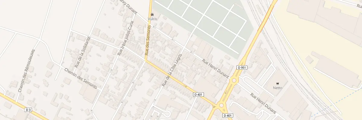 Plan du 18 Rue Cote Legris à Épernay