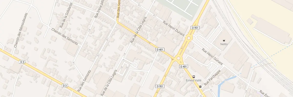 Plan du 23 Rue Thiercelin Parrichault à Épernay