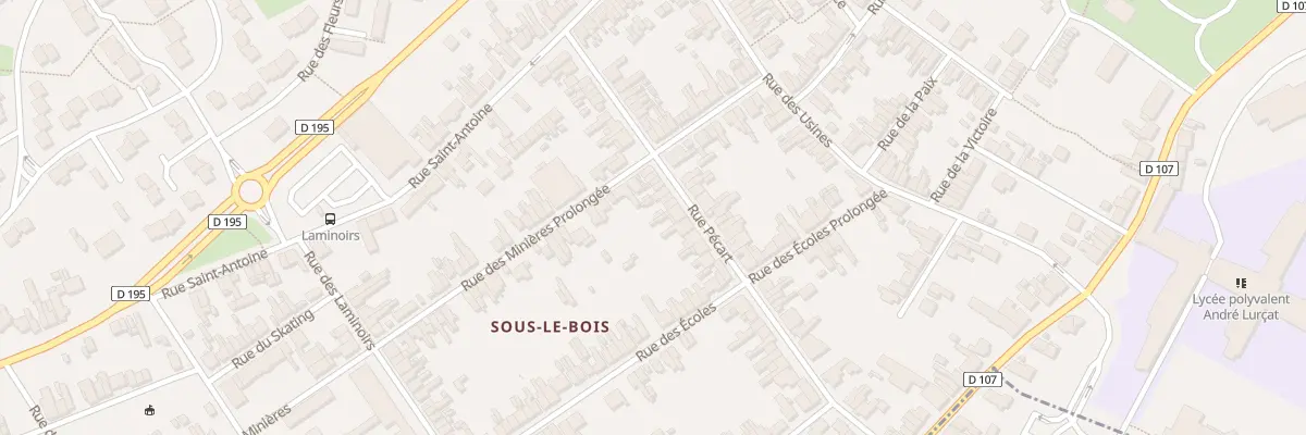 Plan du 49 Rue Pécart à Maubeuge