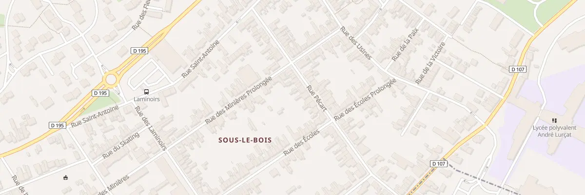 Plan du 47 Rue Pécart à Maubeuge