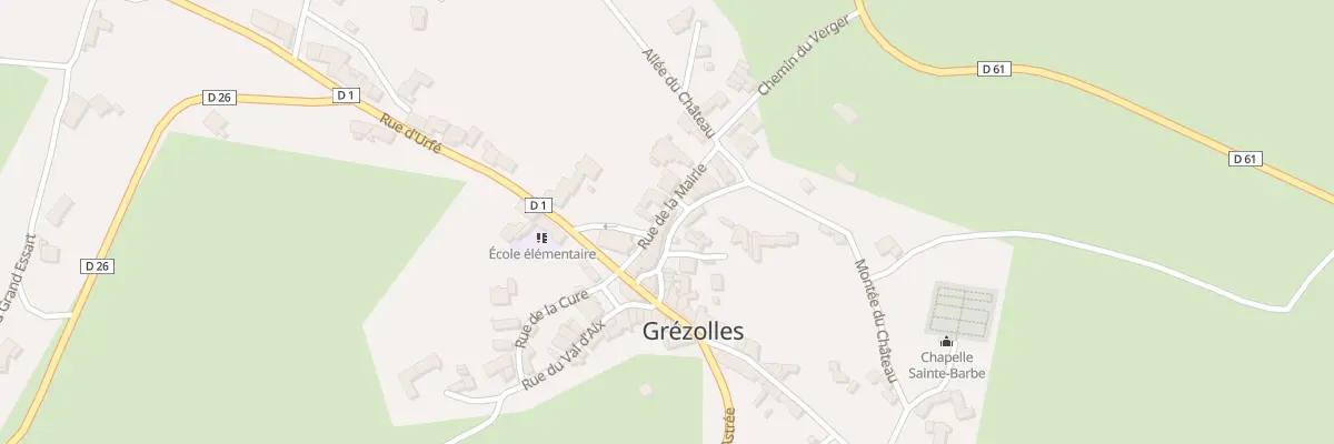 Plan du 5031 Le Bourg à Grézolles