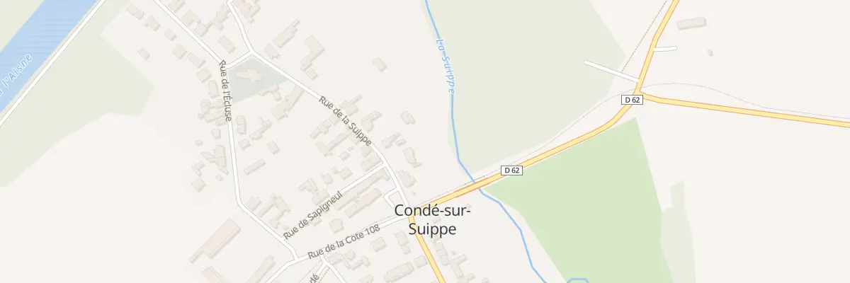 Plan du 6 Rue de la Suippe à Condé-sur-Suippe