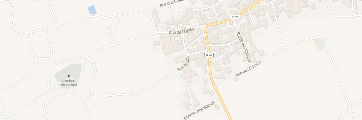 Plan du 6 Rue Brulee à Écueil