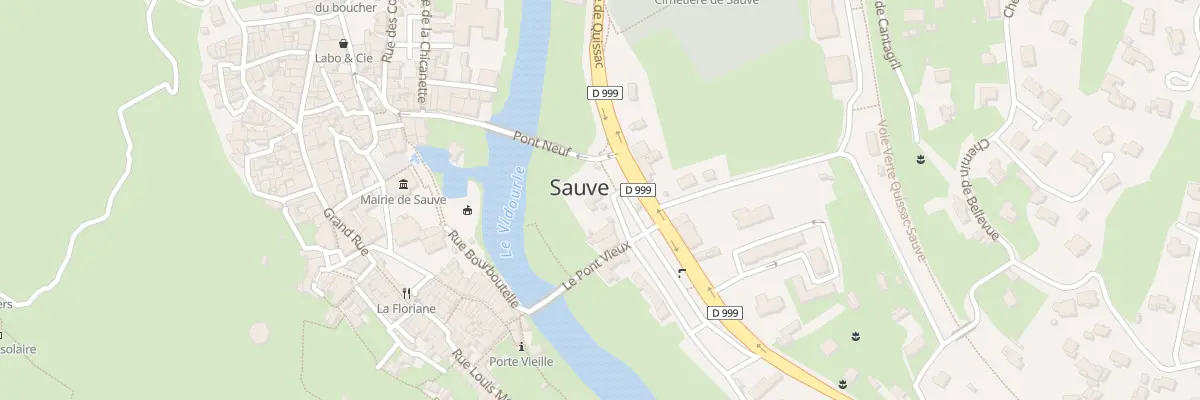 Plan du 1 Pl de la Vabre à Sauve