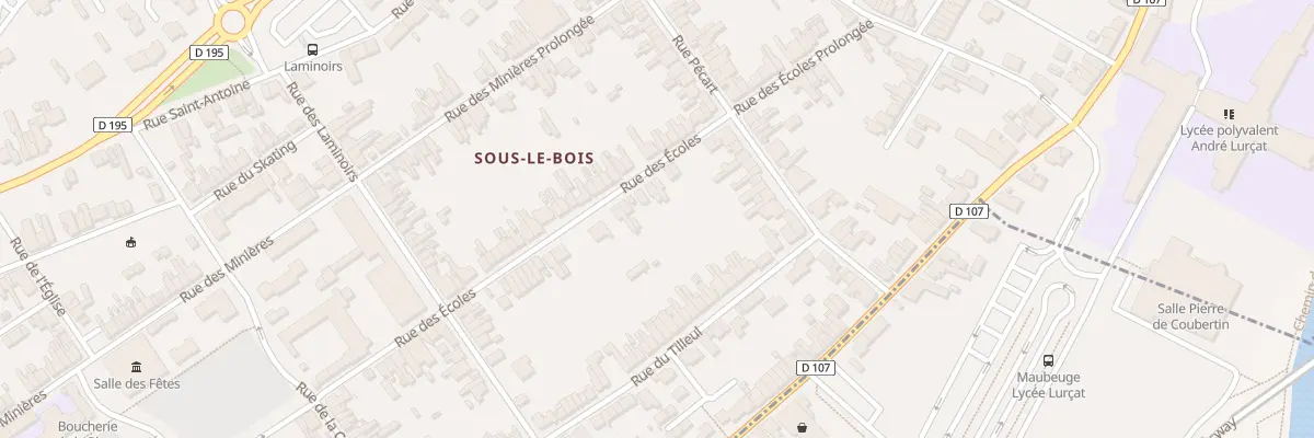 Plan du 68 Rue des Ecoles à Maubeuge