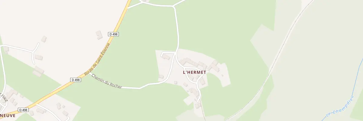 Plan du 269 Che de l’Hermet à Usson-en-Forez