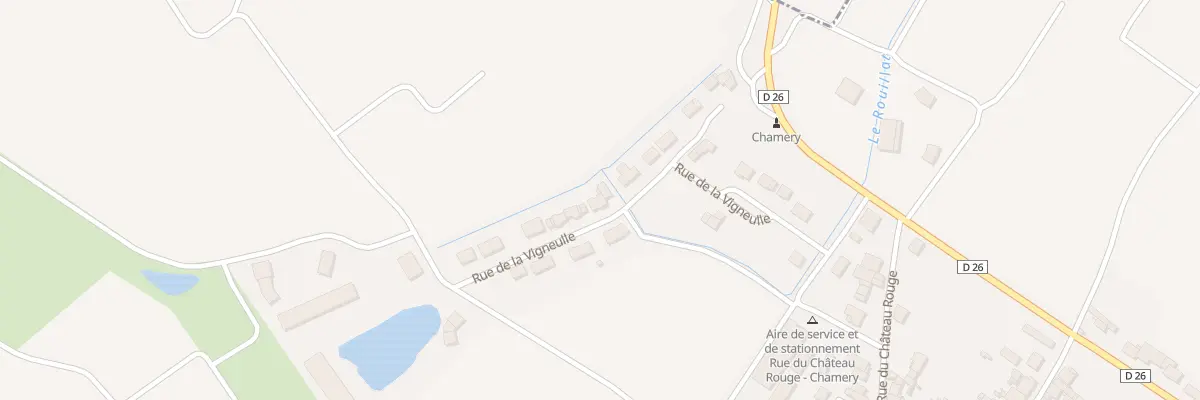 Plan du 26 Rue de la Vigneulle à Chamery