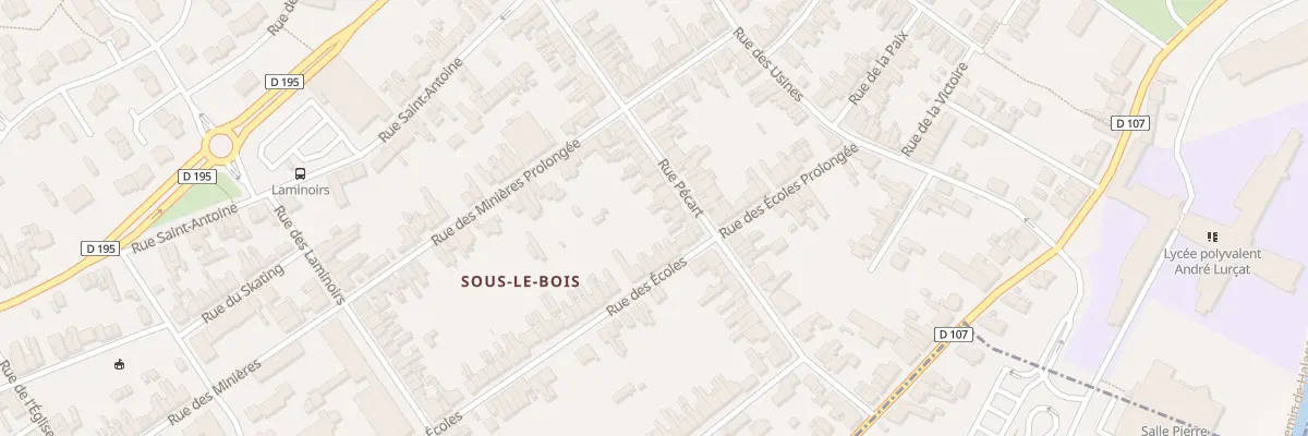 Plan du 39 Rue Pécart à Maubeuge
