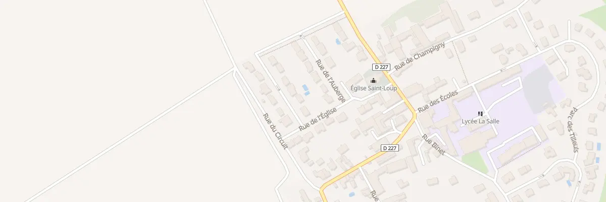 Plan du 4 Rue des Promenoirs à Thillois