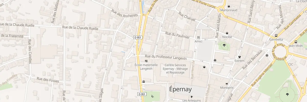Plan du 34 Rue de la Fauvette à Épernay