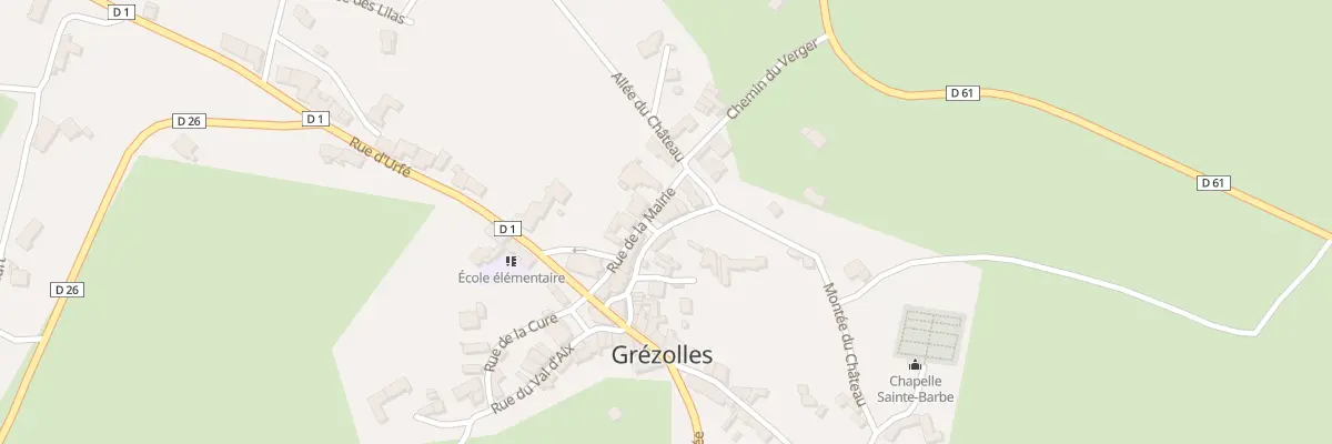 Plan du 5027 Le Bourg à Grézolles