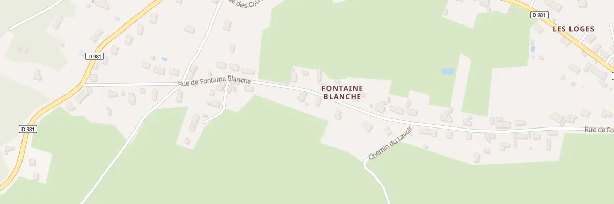 Plan du 41 Rue de Fontaine Blanche à Luzy