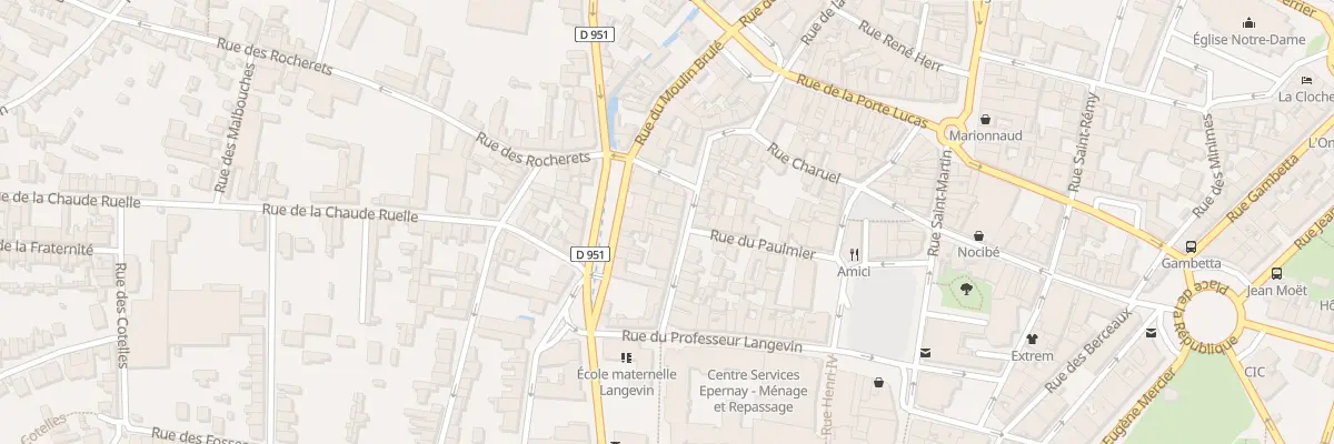 Plan du 20 Rue de la Fauvette à Épernay