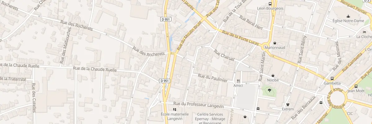 Plan du 14 Rue de la Fauvette à Épernay