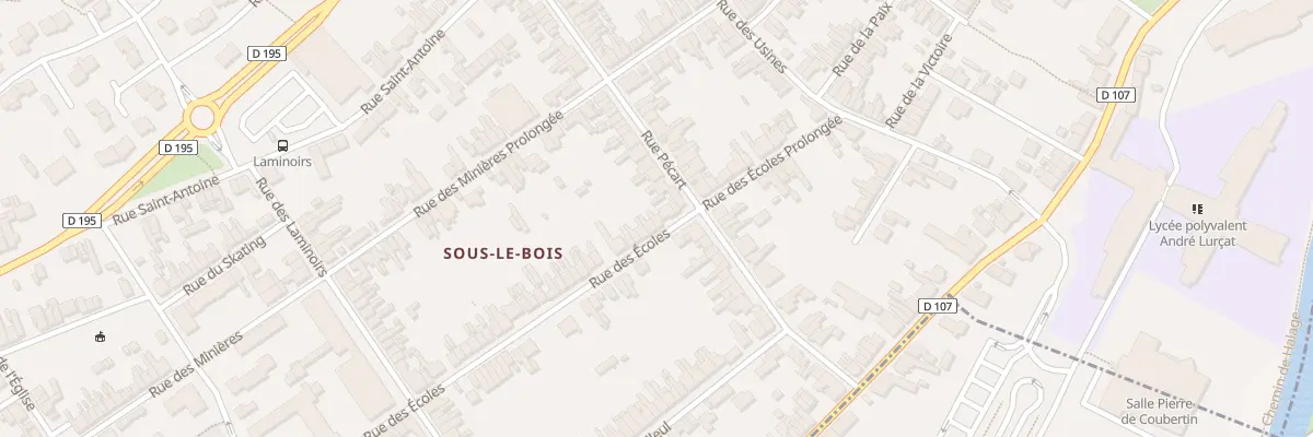 Plan du 89 Rue des Ecoles à Maubeuge