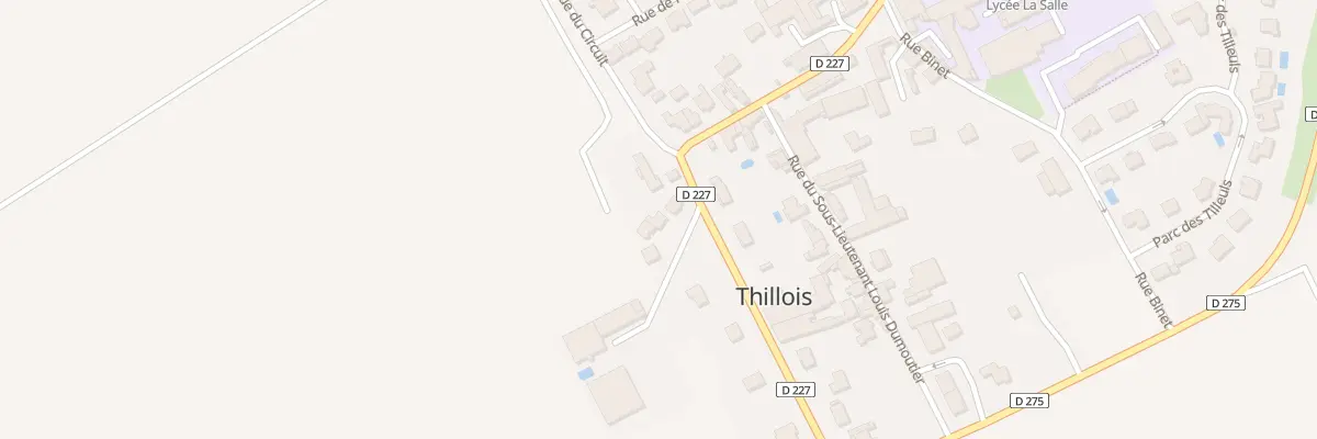 Plan du 4 Imp des Lampages à Thillois