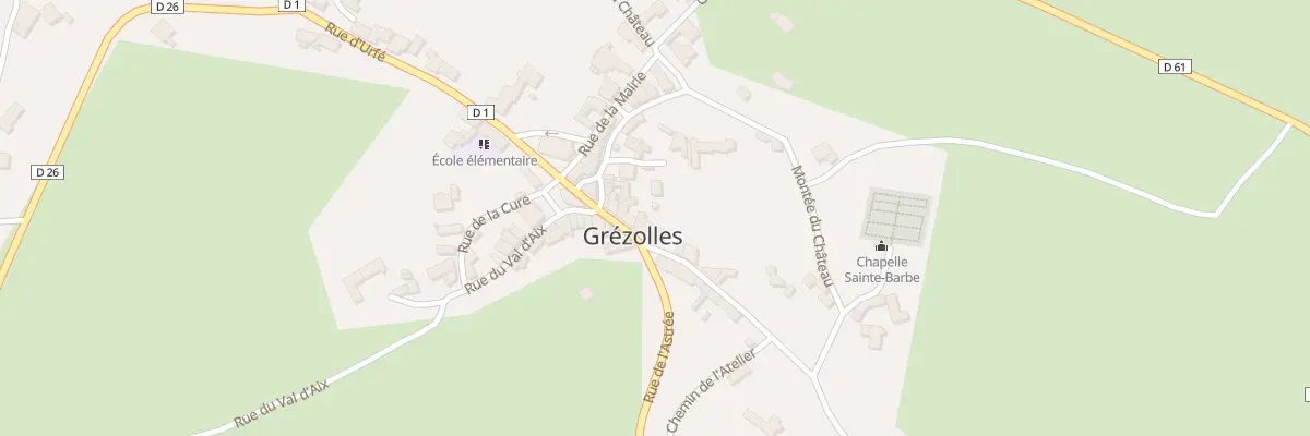 Plan du 81 Rue de l’Astrée à Grézolles