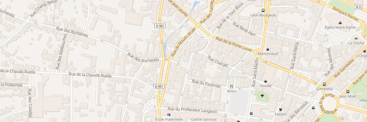 Plan du 12 Rue de la Fauvette à Épernay