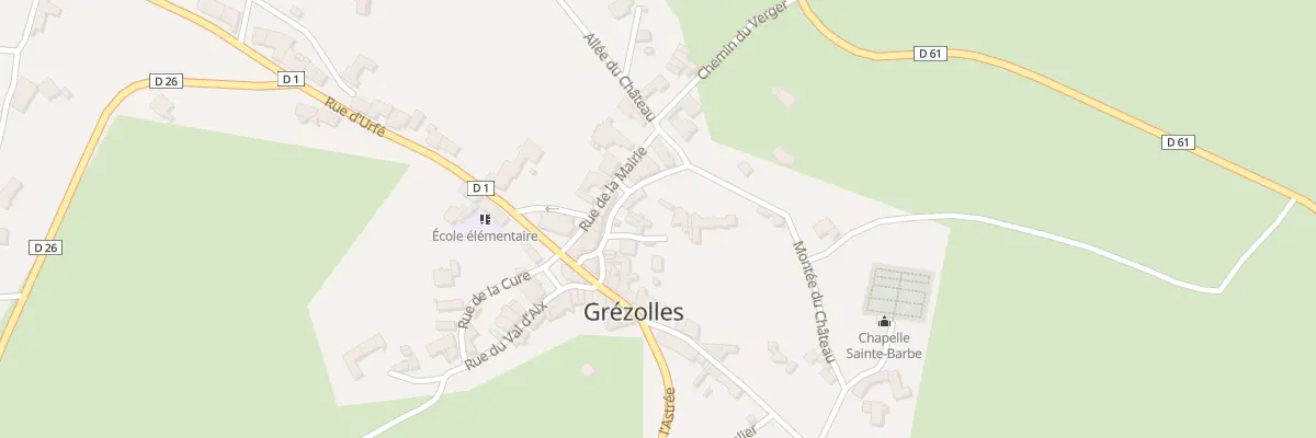 Plan du 15 Imp de l’Ancienne Poste à Grézolles