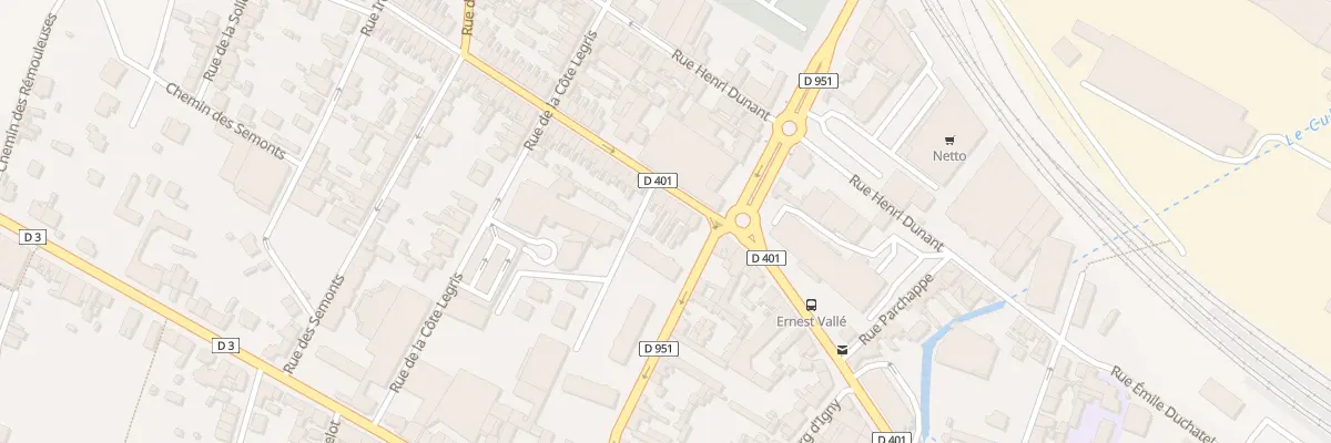 Plan du 7 Rue Thiercelin Parrichault à Épernay