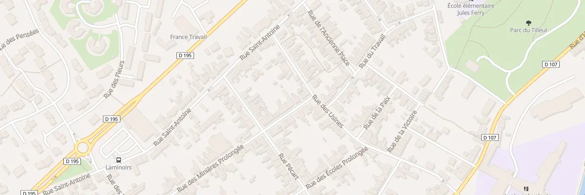 Plan du 143 Rue Minieres à Maubeuge