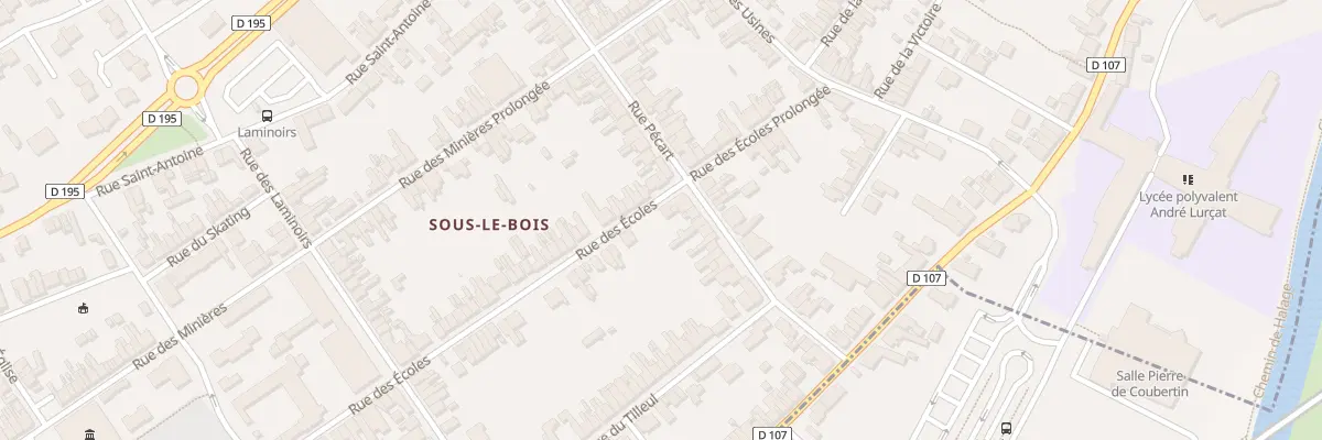 Plan du 84 Rue des Ecoles à Maubeuge