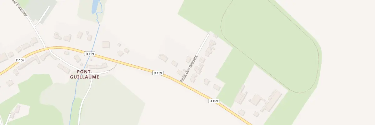 Plan du 1 All des Bleuets à Gognies-Chaussée