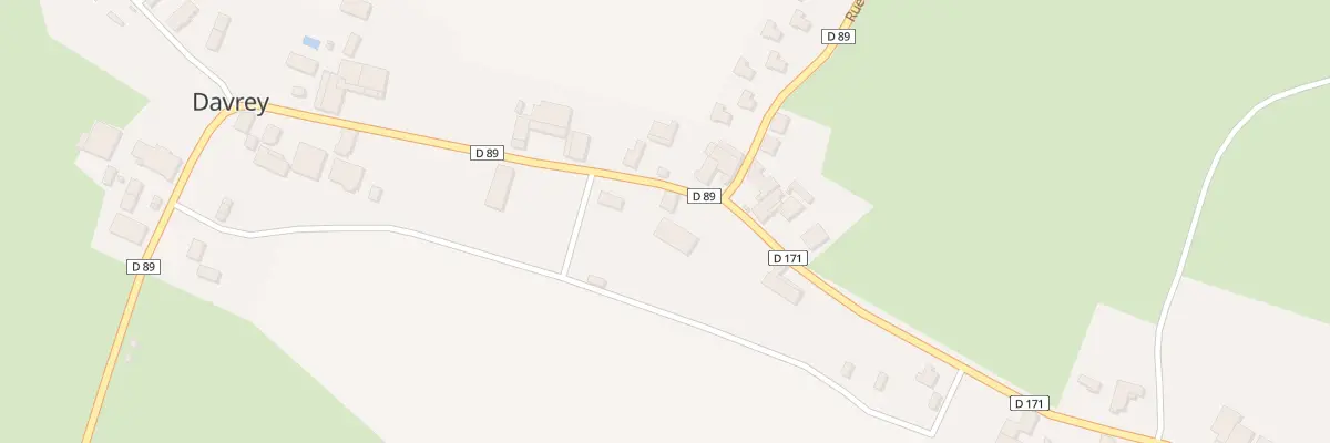 Plan du 5007 Rue du Moutier à Davrey