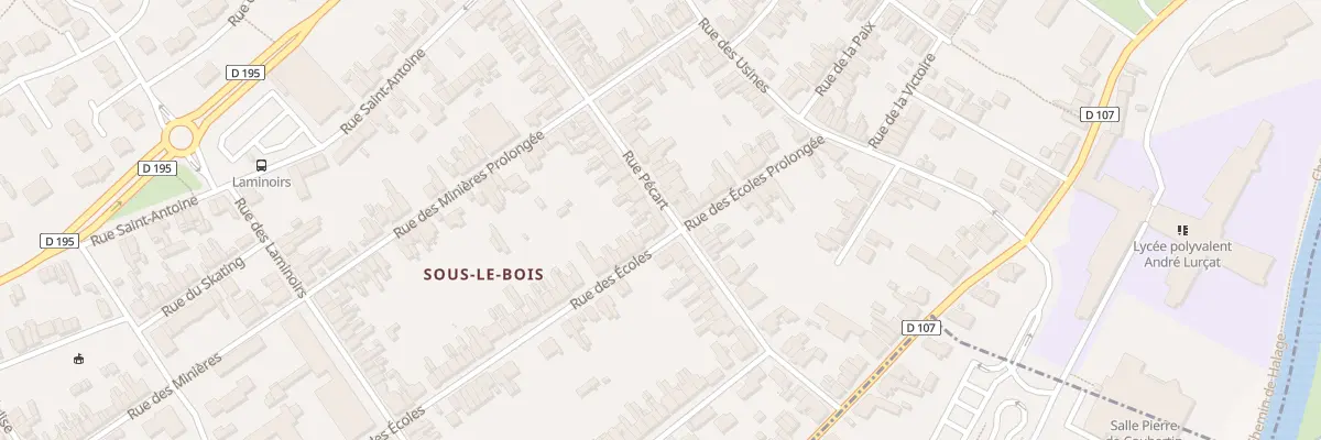 Plan du 97 Rue des Ecoles à Maubeuge