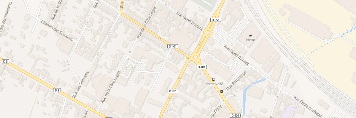 Plan du 5 Rue Thiercelin Parrichault à Épernay