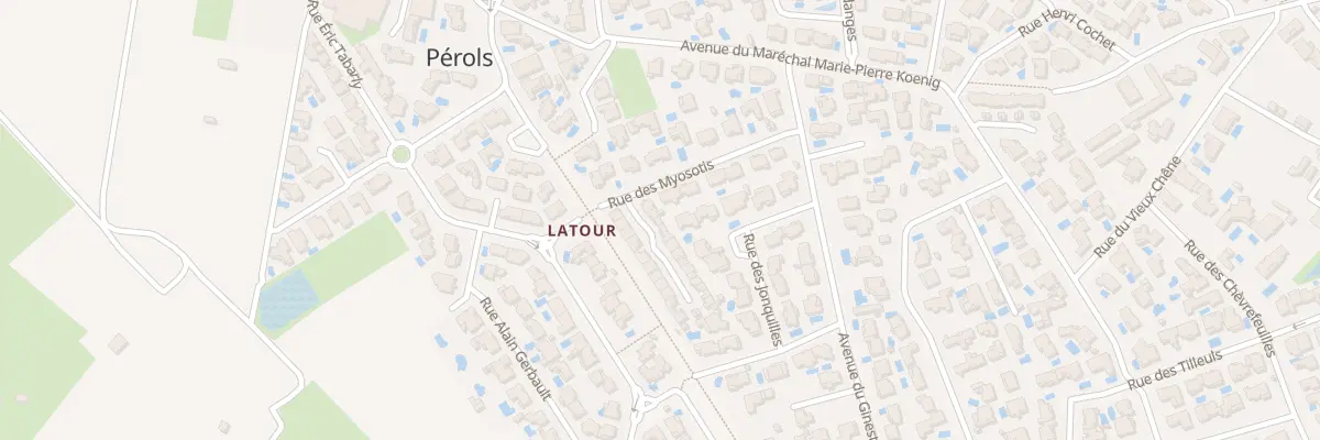 Plan du 3 Rue des Capucines à Pérols