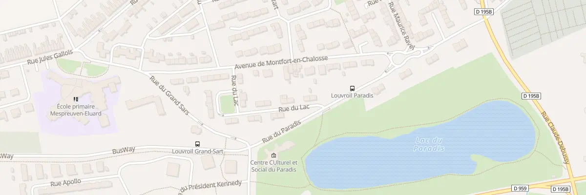 Plan du 6 Rue du Lac à Louvroil