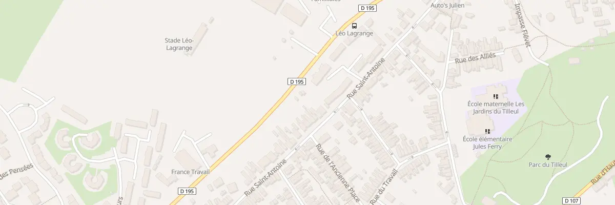 Plan du 64 Rue Saint Antoine à Maubeuge