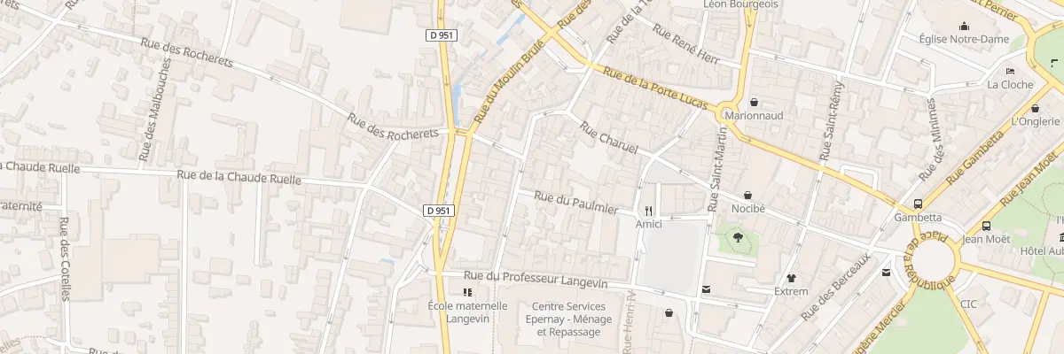 Plan du 25 Rue de la Fauvette à Épernay